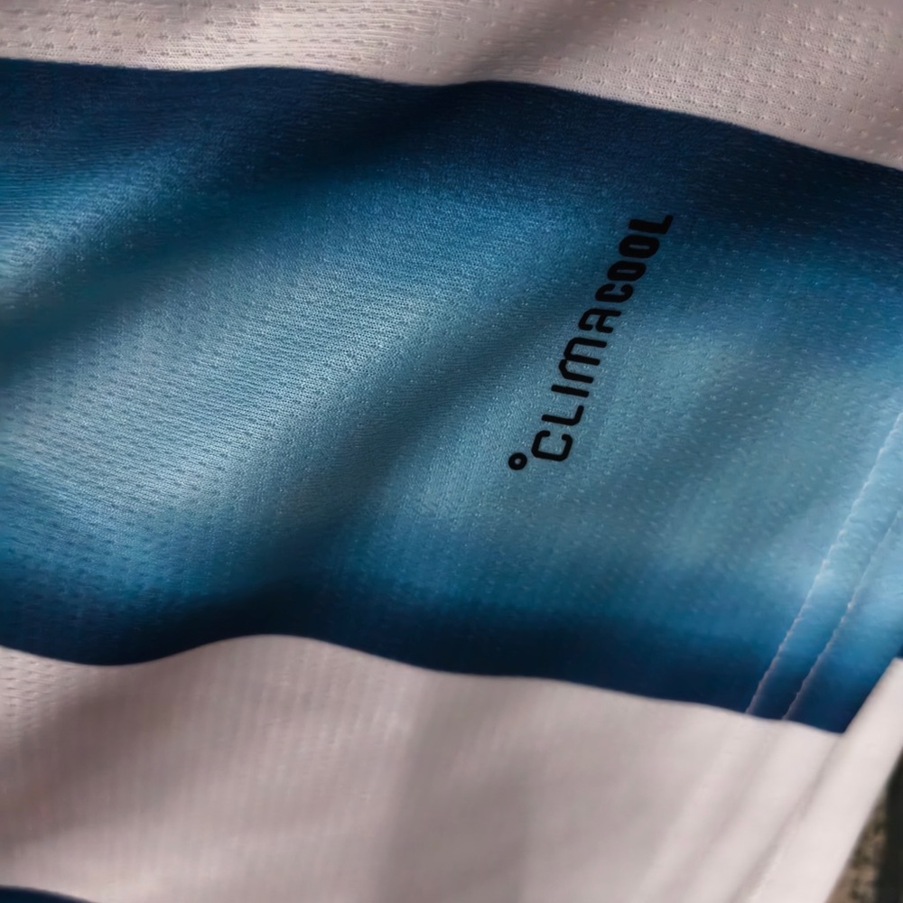 adidas Kids Argentina #10 Soccer Jersey in Blue, White & Gold - Picture 9 of 12